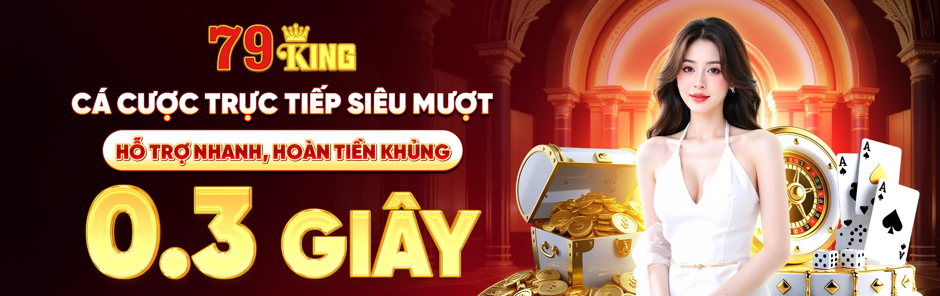 Hình ảnh thương hiệu 79King và cổng giải trí trực tuyến